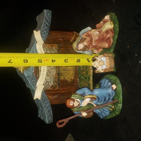 Thomas Kinkade The Holy Family & Holy Night Creche, Hawthorne Village - Picture 17 of 17